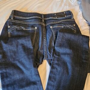 Buckle Women's Dark Indigo Straight Leg Jeans